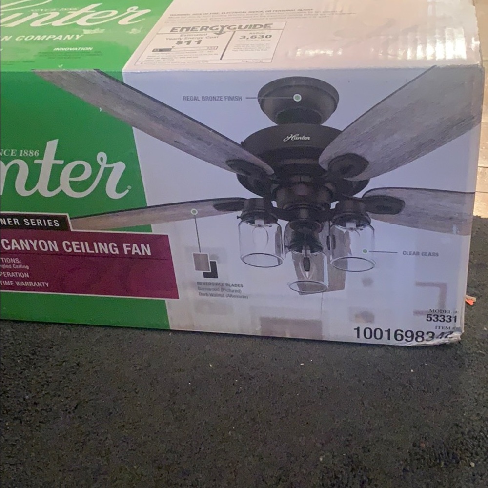 Ceiling fan - Picture 3 of 4